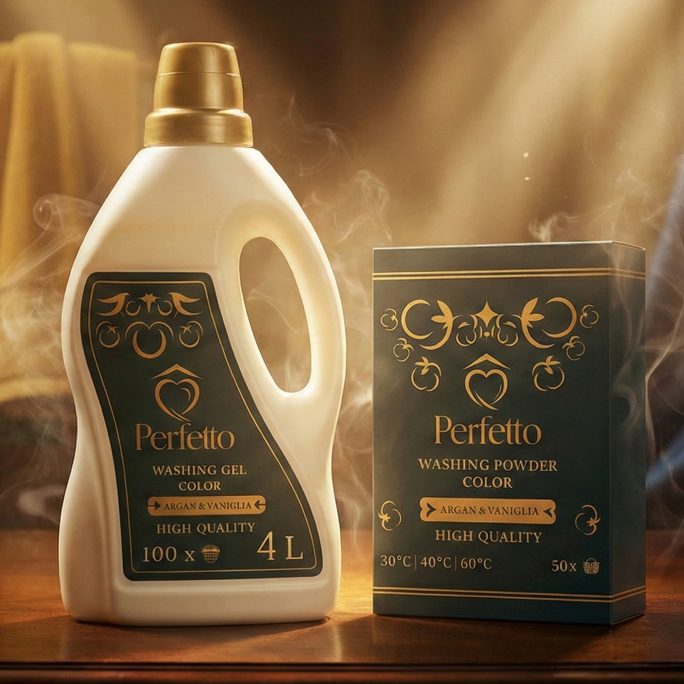 Zestaw Płyn do płukania + Proszek do prania